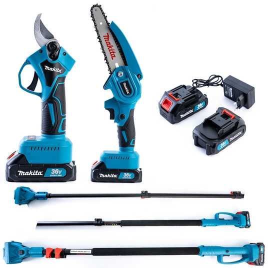 Купити Набір Makita 3в1 ( 36 V 5 Ah) Мініпила DUC155HN+Секатор