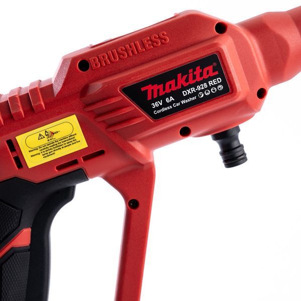 Безщіткова акумуляторна мийка Makita DXR-928 RED ( 36V, 40 БАР) Портативна автомийка Макіта з дисплеєм 32225 фото