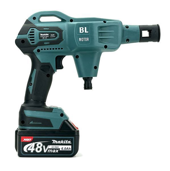Акумуляторна безщіткова мийка Makita Hw33 (48V 6Ah 40 бар) Ручна автомийка Макіта з 2 АКБ портативна 54127 фото