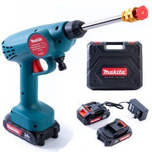 Акумуляторна безщіткова мийка Makita DHW150Z (24V, 5 Ah, 36 БАР) Портативна ручна мінімийка Макіта 21557 фото