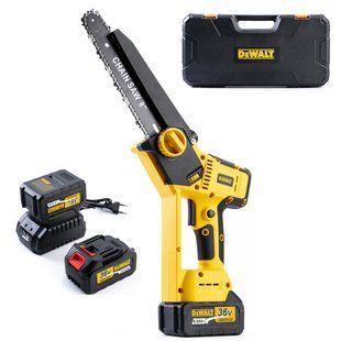 Безщіткова акумуляторна пила DeWalt DCMPS530P2 (36V,6AH) 20 см Мініпила девольт з автоматичним мастилом 26266 фото