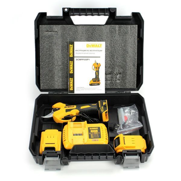 Акумуляторний секатор DeWalt DCMPP550P1 (36V, 5AH) АКБ секатор Деволт 1000595 фото