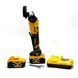 Мощная аккумуляторная УШМ DeWalt DCG413 (48V, 6.0AH) Болгарка турбинка Деволт с диском 125 мм и 2 АКБ в кейсе 001212 фото 2