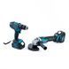 Безщітковий акумуляторний набір Makita 2в1 (48 V 6 Ah) Ударний шуруповерт DTW485 + Болгарка 125 мм DGA554ZL 51553 фото 3
