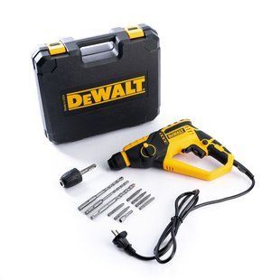 Перфоратор сетевой DeWalt DWD028S (1000 Вт) Ручной прямой перфоратор SDS+ Деволт 3в1 со сменным патроном 22114 фото