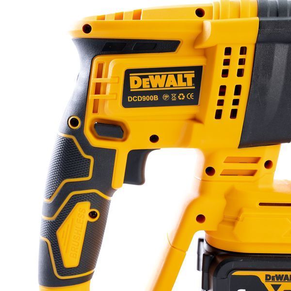 Безщітковий акумуляторний перфоратор DeWalt DCD900B (36V, 6 AH) Трирежимний перфоратор Деволт з 2 АКБ 115652 фото